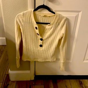 We the Free long sleeve with buttons shirt. XS